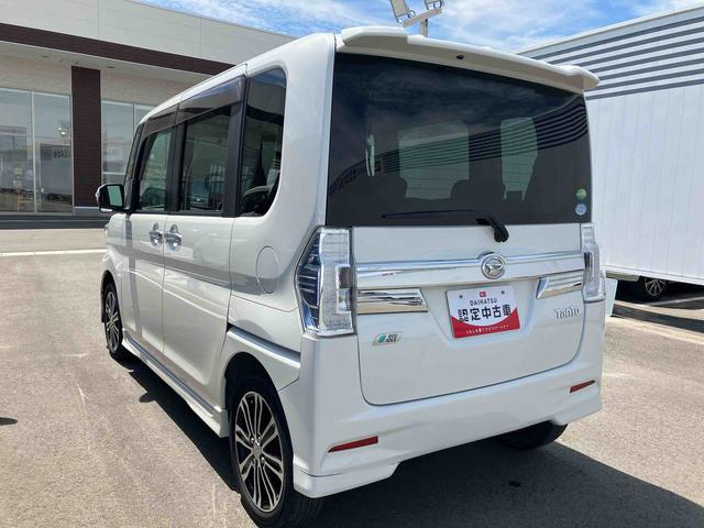 タントカスタムＲＳ　ＳＡ２ＷＤ　ＣＶＴ　６６０ｃｃ　ターボ　ナビ　ＥＴＣ車載器　オートエアコン　両側電動スライドドア　衝突被害軽減ブレーキ　横滑り防止装置　ＡＢＳ　アイドリングストップ　プッシュボタンスタート　ワンオーナー車（福島県）の中古車