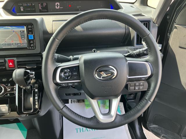 タントカスタムＲＳ２ＷＤ　ＣＶＴ　６６０ｃｃ　ターボ　ナビ　全方位モニター　ＥＴＣ車載器　両側電動スライドドア　衝突被害軽減ブレーキ　横滑り防止装置　ＡＢＳ　アイドリングストップ　プッシュボタンスタート（福島県）の中古車