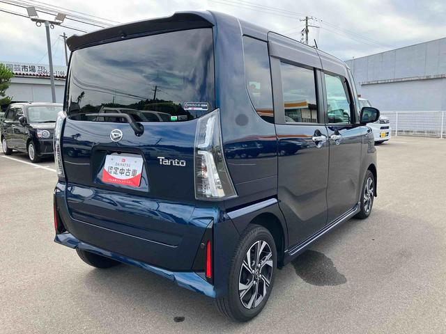 タントカスタムＸ２ＷＤ　ＣＶＴ　６６０ｃｃ　ナビ　全方位モニター　ＥＴＣ車載器　衝突被害軽減ブレーキ　横滑り防止装置　ＡＢＳ　両側電動スライドドア　アイドリングストップ　プッシュボタンスタート　前席シートヒーター（福島県）の中古車