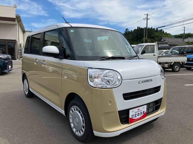 ムーヴキャンバスストライプスＸ２ＷＤ　ＣＶＴ　６６０ｃｃ　ナビ　バックモニター　サイドエアバッグ　ドライブレコーダー　両側電動スライドドア　衝突被害軽減ブレーキ　横滑り防止装置　ＡＢＳ　アイドリングストップ　プッシュボタンスタート（福島県）の中古車
