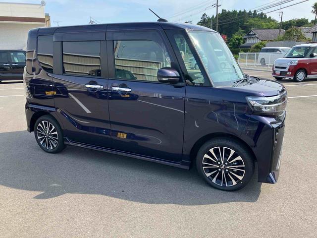 タントカスタムＲＳ２ＷＤ　ＣＶＴ　６６０ｃｃ　ターボ　両側電動スライドドア　ナビ　全方位モニター　衝突被害軽減ブレーキ　横滑り防止装置　ＡＢＳ　アイドリングストップ　プッシュボタンスタート　車検整備付　ワンオーナー車（福島県）の中古車