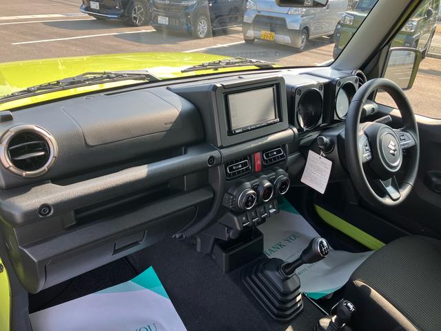 ジムニーＸＣマニュアル車　４ＷＤ　プッシュボタンスタート　ナビ付き　ＥＴＣ付き　シートヒーター　クルーズコントロール　運転席・助手席ＳＲＳエアバッグ（福島県）の中古車
