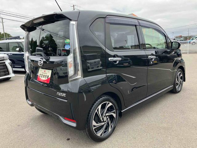 ムーヴカスタム　ＲＳ　ハイパーリミテッドＳＡIII２ＷＤ　ＣＶＴ　６６０ｃｃ　ターボ　ナビ　全方位モニター　衝突被害軽減ブレーキ　横滑り防止装置　ＡＢＳ　アイドリングストップ　プッシュボタンスタート　運転席シートヒーター　オートエアコン（福島県）の中古車