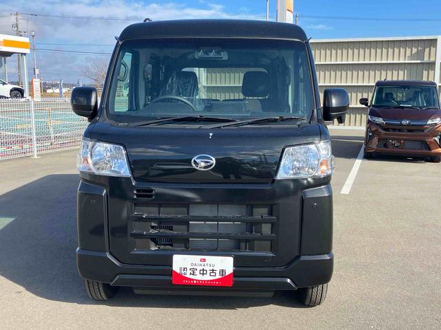 ハイゼットカーゴクルーズターボ　届出済未使用車４ＷＤ　ＣＶＴ　６６０ｃｃ　ディスプレイオーディオ　バックモニター　衝突被害軽減ブレーキ　横滑り防止装置　ＡＢＳ　アイドリングストップ　プッシュボタンスタート　マニュアルエアコン　リヤヒーター（福島県）の中古車