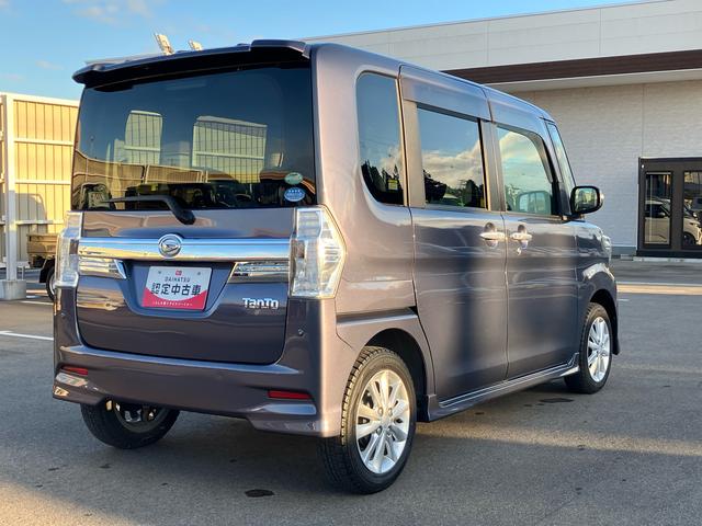 タントカスタムX トップエディションSAII2WD CVT 660cc ナビ 後席モニター ステアリングスイッチ 衝突被害軽減ブレーキ 横滑り防止装置 ABS アイドリングストップ プッシュボタンスタート 両側スライドドア ベンチシート(福島県)の中古車