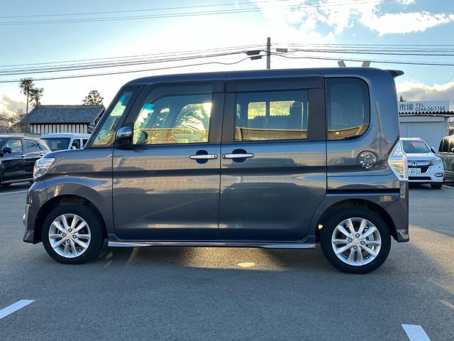 タントカスタムX トップエディションSAII2WD CVT 660cc ナビ 後席モニター ステアリングスイッチ 衝突被害軽減ブレーキ 横滑り防止装置 ABS アイドリングストップ プッシュボタンスタート 両側スライドドア ベンチシート(福島県)の中古車