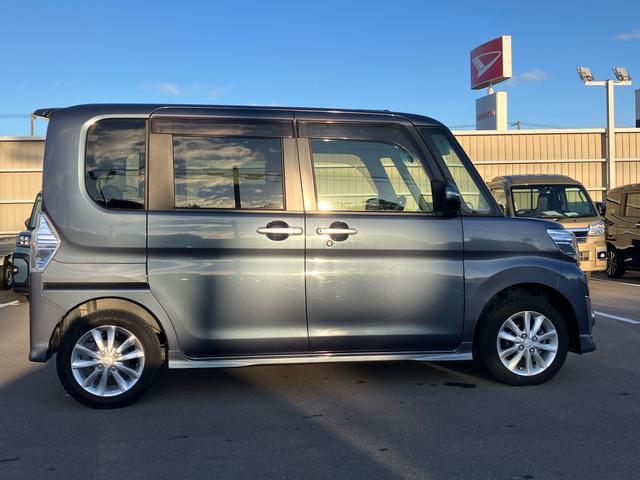 タントカスタムX トップエディションSAII2WD CVT 660cc ナビ 後席モニター ステアリングスイッチ 衝突被害軽減ブレーキ 横滑り防止装置 ABS アイドリングストップ プッシュボタンスタート 両側スライドドア ベンチシート(福島県)の中古車