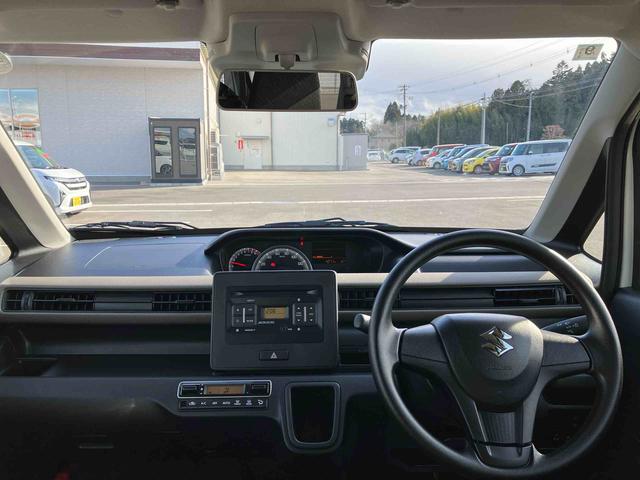 ワゴンＲＦＸ２ＷＤ　フロアシフト５速マニュアル　６６０ｃｃ　デュアルカメラブレーキサポート　ＡＢＳ　運転席・助手席エアバッグ　プッシュボタンスタート　運転席シートヒーター　社外アルミ（福島県）の中古車