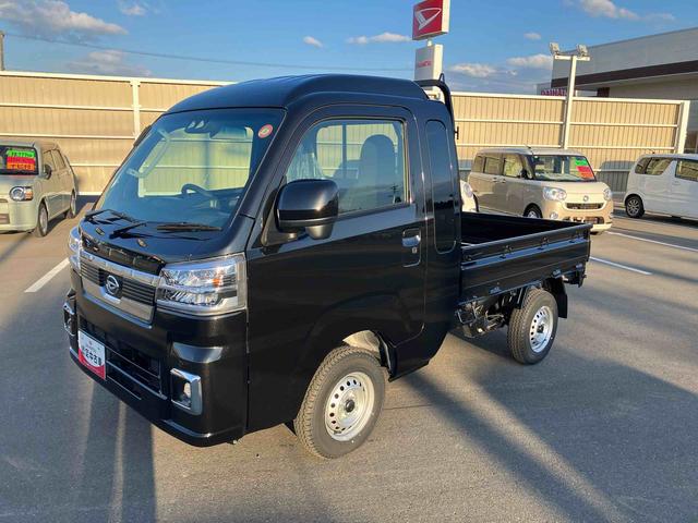 ハイゼットトラックジャンボエクストラ４ＷＤ　ＣＶＴ　６６０ｃｃ　衝突被害軽減ブレーキ　横滑り防止装置　ＡＢＳ　アイドリングストップ　スマートキー　プッシュボタンスタート　エアコン　パワーステアリング　パワーウィンドウ　荷台作業灯（福島県）の中古車