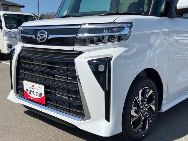 タントカスタムＸリミテッド　届出済未使用車２ＷＤ　ＣＶＴ　６６０ｃｃ　両側電動スライドドア　クルーズコントロール　衝突被害軽減ブレーキ　横滑り防止装置　ＡＢＳ　サイドエアバッグ　アイドリングストップ　プッシュボタンスタート　届出済未使用車（福島県）の中古車