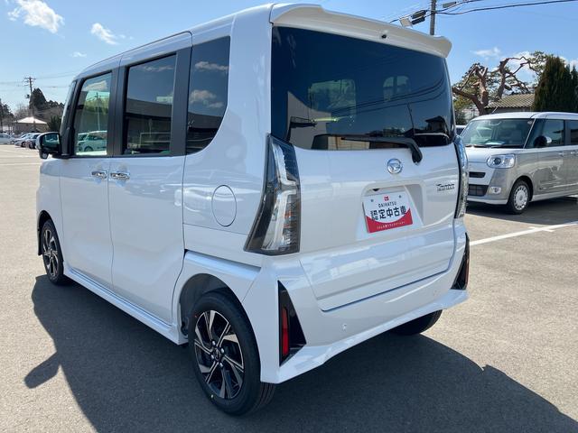 タントカスタムＸリミテッド　届出済未使用車２ＷＤ　ＣＶＴ　６６０ｃｃ　両側電動スライドドア　クルーズコントロール　衝突被害軽減ブレーキ　横滑り防止装置　ＡＢＳ　サイドエアバッグ　アイドリングストップ　プッシュボタンスタート　届出済未使用車（福島県）の中古車