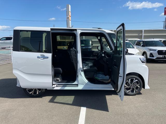 タントカスタムＸリミテッド　届出済未使用車２ＷＤ　ＣＶＴ　６６０ｃｃ　両側電動スライドドア　クルーズコントロール　衝突被害軽減ブレーキ　横滑り防止装置　ＡＢＳ　サイドエアバッグ　アイドリングストップ　プッシュボタンスタート　届出済未使用車（福島県）の中古車