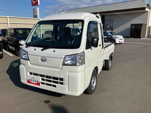 ハイゼットトラックジャンボスタンダード４ＷＤ　ＣＶＴ　６６０ｃｃ　衝突被害軽減ブレーキ　横滑り防止装置　ＡＢＳ　運転席・助手席エアバッグ　マニュアルエアコン　パワーステアリング　アイドリングストップ　大型乗降用アシストグリップ（福島県）の中古車