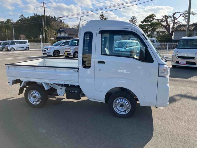 ハイゼットトラックジャンボスタンダード４ＷＤ　ＣＶＴ　６６０ｃｃ　衝突被害軽減ブレーキ　横滑り防止装置　ＡＢＳ　運転席・助手席エアバッグ　マニュアルエアコン　パワーステアリング　アイドリングストップ　大型乗降用アシストグリップ（福島県）の中古車