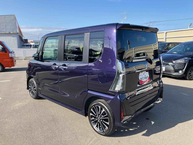 タントカスタムＲＳリミテッド　ターボ２ＷＤ　ＣＶＴ　６６０ｃｃ　クルコン　ＥＴＣ　衝突被害軽減ブレーキ　横滑り防止装置　ＡＢＳ　アイドリングストップ　プッシュボタンスタート　両側電動スライドドア　ディスプレイオーディオ　バックモニター（福島県）の中古車