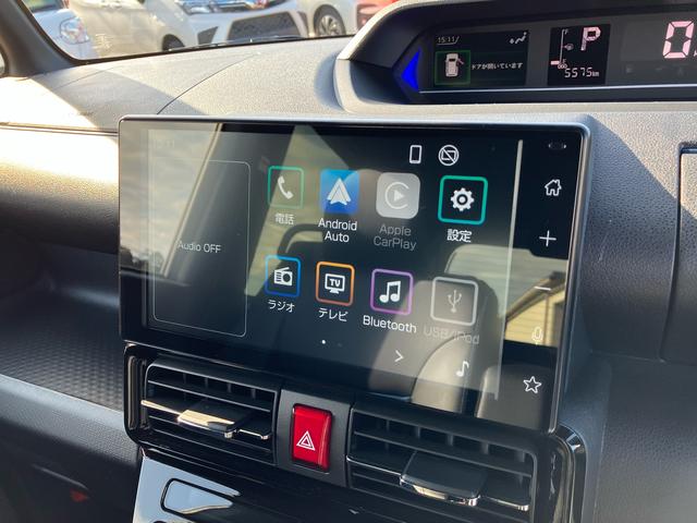 タントカスタムＲＳリミテッド　ターボ２ＷＤ　ＣＶＴ　６６０ｃｃ　クルコン　ＥＴＣ　衝突被害軽減ブレーキ　横滑り防止装置　ＡＢＳ　アイドリングストップ　プッシュボタンスタート　両側電動スライドドア　ディスプレイオーディオ　バックモニター（福島県）の中古車