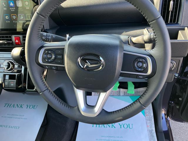 タントカスタムＲＳリミテッド　ターボ２ＷＤ　ＣＶＴ　６６０ｃｃ　クルコン　ＥＴＣ　衝突被害軽減ブレーキ　横滑り防止装置　ＡＢＳ　アイドリングストップ　プッシュボタンスタート　両側電動スライドドア　ディスプレイオーディオ　バックモニター（福島県）の中古車