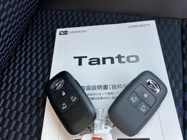 タントカスタムＲＳリミテッド　ターボ２ＷＤ　ＣＶＴ　６６０ｃｃ　クルコン　ＥＴＣ　衝突被害軽減ブレーキ　横滑り防止装置　ＡＢＳ　アイドリングストップ　プッシュボタンスタート　両側電動スライドドア　ディスプレイオーディオ　バックモニター（福島県）の中古車