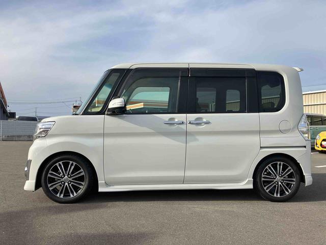 タントカスタムＲＳ　トップエディションＳＡII　ターボ２ＷＤ　ＣＶＴ　ターボ　６６０ｃｃ　ナビ　バックモニター　ドライブレコーダー　両側電動スライドドア　衝突被害軽減ブレーキ　横滑り防止装置　ＡＢＳ　アイドリングストップ　プッシュボタンスタート（福島県）の中古車