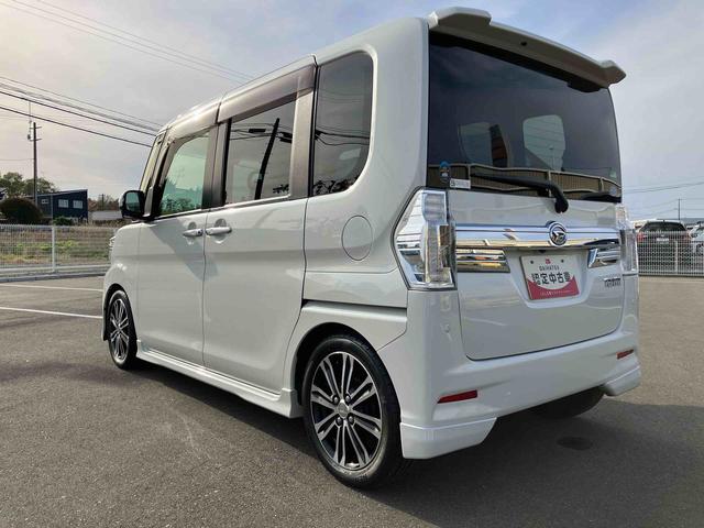 タントカスタムＲＳ　トップエディションＳＡII　ターボ２ＷＤ　ＣＶＴ　ターボ　６６０ｃｃ　ナビ　バックモニター　ドライブレコーダー　両側電動スライドドア　衝突被害軽減ブレーキ　横滑り防止装置　ＡＢＳ　アイドリングストップ　プッシュボタンスタート（福島県）の中古車