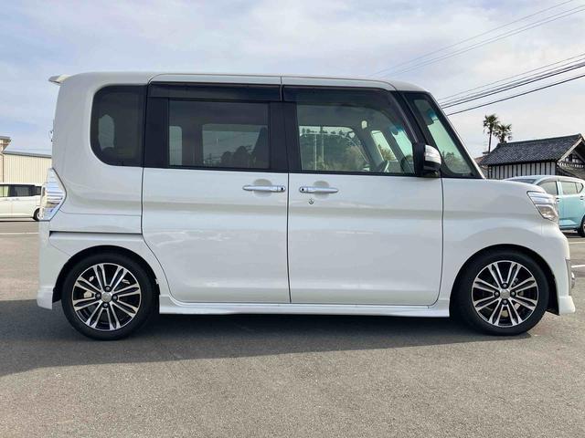 タントカスタムＲＳ　トップエディションＳＡII　ターボ２ＷＤ　ＣＶＴ　ターボ　６６０ｃｃ　ナビ　バックモニター　ドライブレコーダー　両側電動スライドドア　衝突被害軽減ブレーキ　横滑り防止装置　ＡＢＳ　アイドリングストップ　プッシュボタンスタート（福島県）の中古車