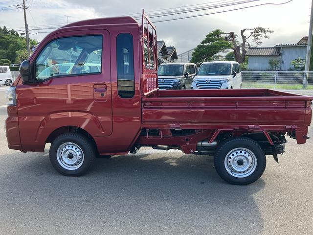 ハイゼットトラックジャンボエクストラ4WD CVT 660cc 衝突被害軽減ブレーキ 横滑り防止機能 コーナーセンサー プッシュボタンスタート 電動格納ドアミラー 荷台作業灯 フォグランプ マニュアルエアコン(福島県)の中古車