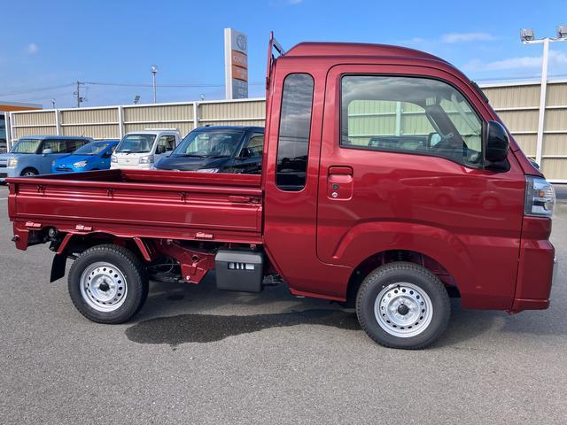 ハイゼットトラックジャンボエクストラ4WD CVT 660cc 衝突被害軽減ブレーキ 横滑り防止機能 コーナーセンサー プッシュボタンスタート 電動格納ドアミラー 荷台作業灯 フォグランプ マニュアルエアコン(福島県)の中古車