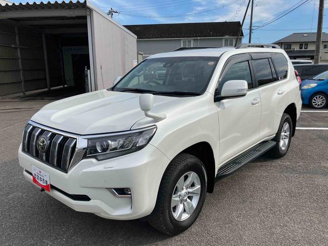 ランドクルーザープラドＴＸ４ＷＤ　ＣＶＴ　２８００ｃｃ　ナビ　バックカメラ　横滑り防止機能　コーナーセンサー　ダウンヒルアシストコントロール　プッシュボタンスタート　ＬＥＤヘッドライト　フォグランプ（福島県）の中古車