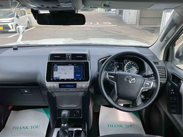 ランドクルーザープラドＴＸ４ＷＤ　ＣＶＴ　２８００ｃｃ　ナビ　バックカメラ　横滑り防止機能　コーナーセンサー　ダウンヒルアシストコントロール　プッシュボタンスタート　ＬＥＤヘッドライト　フォグランプ（福島県）の中古車
