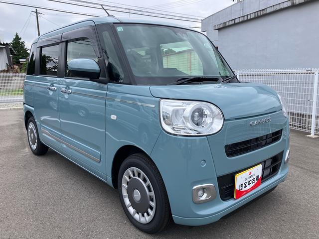 ムーヴキャンバスセオリーＧ２ＷＤ　ＣＶＴ　６６０ｃｃ　７インチナビ　パノラマモニター　両側電動スライドドア　電動パーキングブレーキ　衝突被害軽減ブレーキ　横滑り防止機能　アイドリングストップ　プッシュボタンスタート（福島県）の中古車
