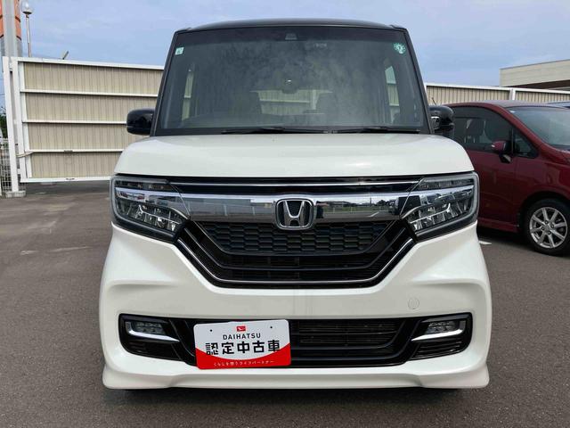 N−BOXカスタムG・EXターボホンダセンシング2WD CVT 660cc ナビ バックカメラ ETC車載器 両側電動スライドドア 衝突被害軽減ブレーキ 横滑り防止機能 プッシュボタンスタート LEDヘッドライト フォグランプ(福島県)の中古車