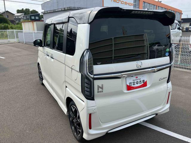 N−BOXカスタムG・EXターボホンダセンシング2WD CVT 660cc ナビ バックカメラ ETC車載器 両側電動スライドドア 衝突被害軽減ブレーキ 横滑り防止機能 プッシュボタンスタート LEDヘッドライト フォグランプ(福島県)の中古車