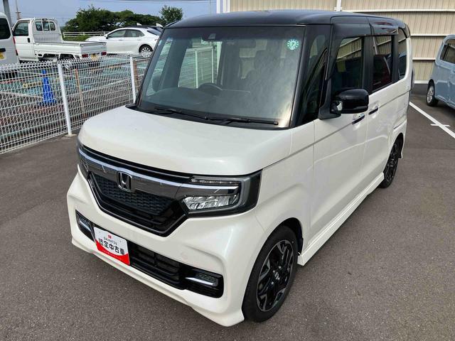 N−BOXカスタムG・EXターボホンダセンシング2WD CVT 660cc ナビ バックカメラ ETC車載器 両側電動スライドドア 衝突被害軽減ブレーキ 横滑り防止機能 プッシュボタンスタート LEDヘッドライト フォグランプ(福島県)の中古車