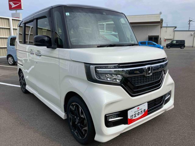 N−BOXカスタムG・EXターボホンダセンシング2WD CVT 660cc ナビ バックカメラ ETC車載器 両側電動スライドドア 衝突被害軽減ブレーキ 横滑り防止機能 プッシュボタンスタート LEDヘッドライト フォグランプ(福島県)の中古車