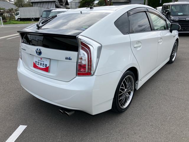 プリウスGツーリングセレクション2WD CVT 1800cc 7インチナビ バックカメラ ETC車載器 オートライト プッシュボタンスタート オートエアコン 電動格納ドアミラー LEDヘッドライト 社外アルミホイール(福島県)の中古車