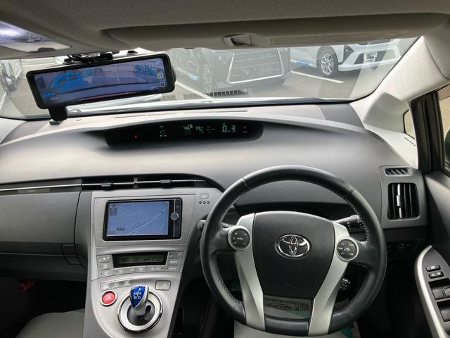 プリウスGツーリングセレクション2WD CVT 1800cc 7インチナビ バックカメラ ETC車載器 オートライト プッシュボタンスタート オートエアコン 電動格納ドアミラー LEDヘッドライト 社外アルミホイール(福島県)の中古車