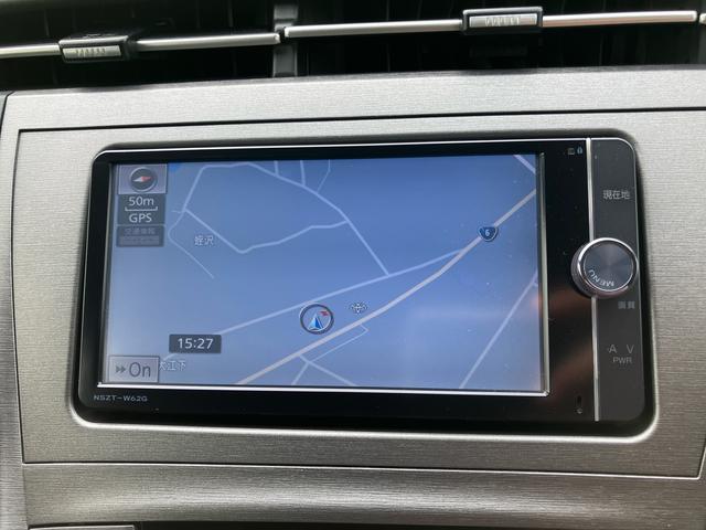プリウスGツーリングセレクション2WD CVT 1800cc 7インチナビ バックカメラ ETC車載器 オートライト プッシュボタンスタート オートエアコン 電動格納ドアミラー LEDヘッドライト 社外アルミホイール(福島県)の中古車