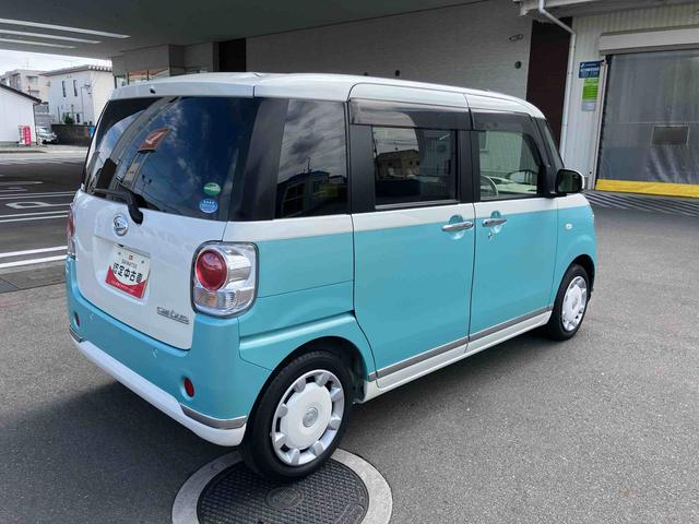 ムーヴキャンバスＧメイクアップ　ＳＡII２ＷＤ　ＣＶＴ　カーナビ　両側電動スライドドア　ＥＴＣ車載器　衝突被害軽減ブレーキ　横滑り防止装置　ＡＢＳ　アイドリングストップ　プッシュボタンスタート　ベンチシート　オートエアコン　ワンオーナー車（福島県）の中古車