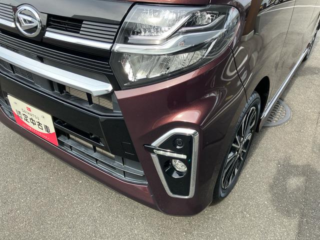 タントカスタムＲＳ２ＷＤ　ＣＶＴ　６６０ｃｃ　ターボ　カーナビ　衝突被害軽減ブレーキ　横滑り防止装置　ＡＢＳ　アイドリングストップ　ベンチシート　プッシュボタンスタート　キーフリー　両側電動スライドドア　車検整備付（福島県）の中古車