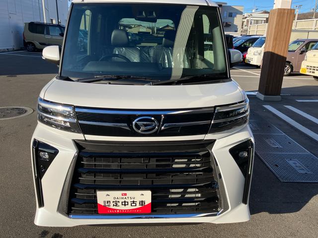 タントカスタムＸ２ＷＤ　ＣＶＴ　衝突被害軽減ブレーキ　横滑り防止装置　ＡＢＳ　両側電動スライドドア　アイドリングストップ　プッシュボタンスタート　オートエアコン　ベンチシート　純正アルミホイール　届出済未使用車（福島県）の中古車