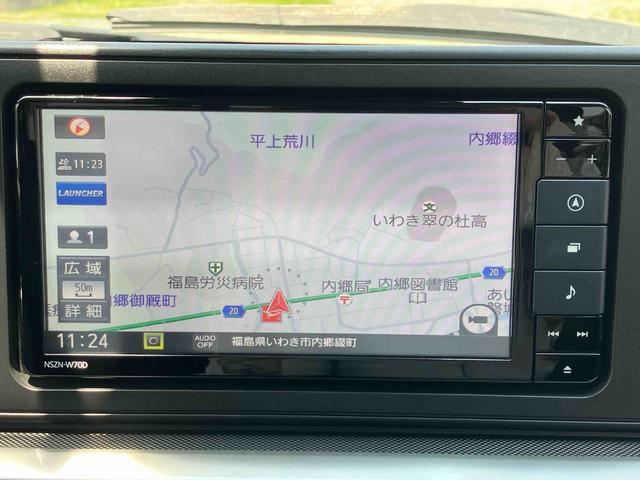 ロッキーＸ２ＷＤ　ＣＶＴ　スマートアシスト　　プッシュボタンスタート　衝突警報機能　コーナーセンサー　ナビ付き　ドライブレコーダー　バックカメラ　ＥＴＣ付き　運転席・助手席ＳＲＳエアバッグ　　サイドエアバッグ（福島県）の中古車