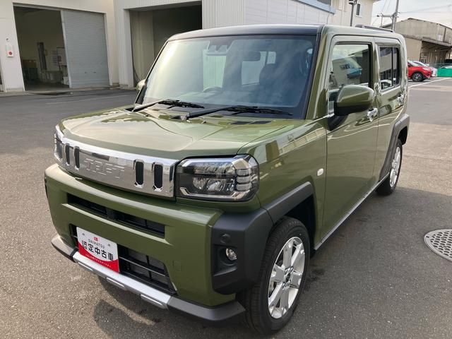 タフトＧ　クロムベンチャー４ＷＤ　６６０ｃｃ　スカイフィールトップ　衝突被害軽減ブレーキ　横滑り防止装置　ＡＢＳ　アイドリングストップ　プッシュボタンスタート　スマートキー　シートヒーター　オートエアコン　届出済未使用車（福島県）の中古車