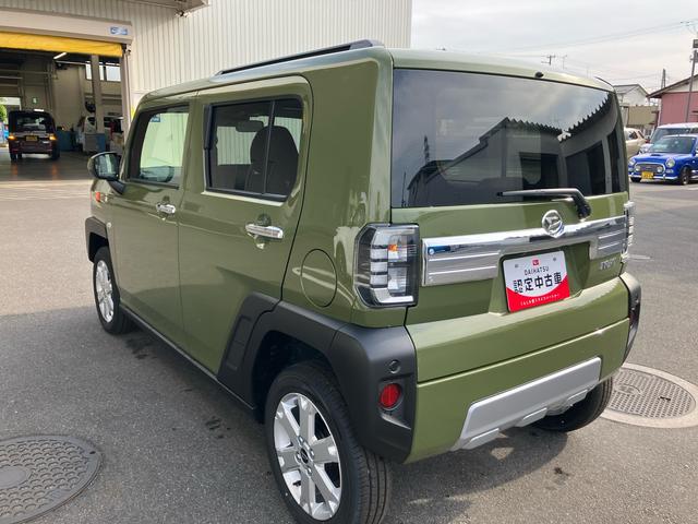 タフトＧ　クロムベンチャー４ＷＤ　６６０ｃｃ　スカイフィールトップ　衝突被害軽減ブレーキ　横滑り防止装置　ＡＢＳ　アイドリングストップ　プッシュボタンスタート　スマートキー　シートヒーター　オートエアコン　届出済未使用車（福島県）の中古車