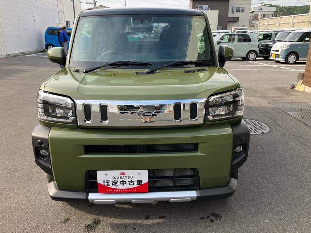 タフトＧ　クロムベンチャー４ＷＤ　６６０ｃｃ　スカイフィールトップ　衝突被害軽減ブレーキ　横滑り防止装置　ＡＢＳ　アイドリングストップ　プッシュボタンスタート　スマートキー　シートヒーター　オートエアコン　届出済未使用車（福島県）の中古車