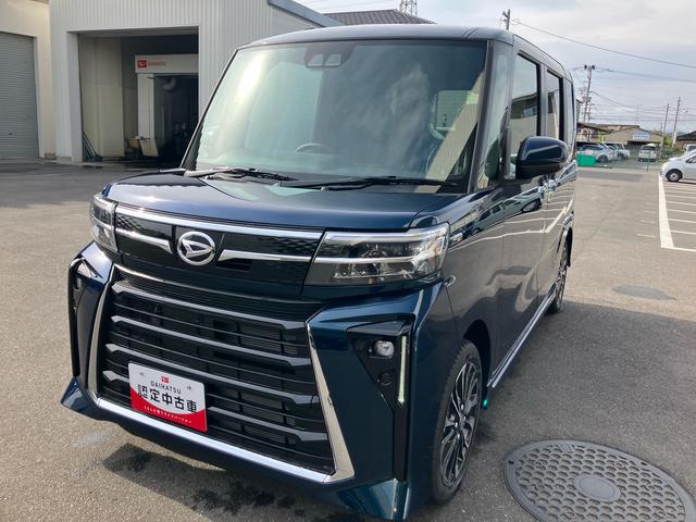 タントカスタムＲＳ２ＷＤ　ＣＶＴ　６６０ｃｃ　ターボ　衝突被害軽減ブレーキ　横滑り防止装置　ＡＢＳ　アイドリングストップ　プッシュボタンスタート　オートエアコン　ベンチシート　両側電動スライドドア　届出済未使用車（福島県）の中古車