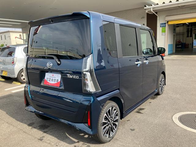 タントカスタムＲＳ２ＷＤ　ＣＶＴ　６６０ｃｃ　ターボ　衝突被害軽減ブレーキ　横滑り防止装置　ＡＢＳ　アイドリングストップ　プッシュボタンスタート　オートエアコン　ベンチシート　両側電動スライドドア　届出済未使用車（福島県）の中古車
