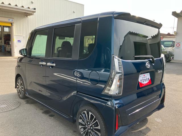 タントカスタムＲＳ２ＷＤ　ＣＶＴ　６６０ｃｃ　ターボ　衝突被害軽減ブレーキ　横滑り防止装置　ＡＢＳ　アイドリングストップ　プッシュボタンスタート　オートエアコン　ベンチシート　両側電動スライドドア　届出済未使用車（福島県）の中古車