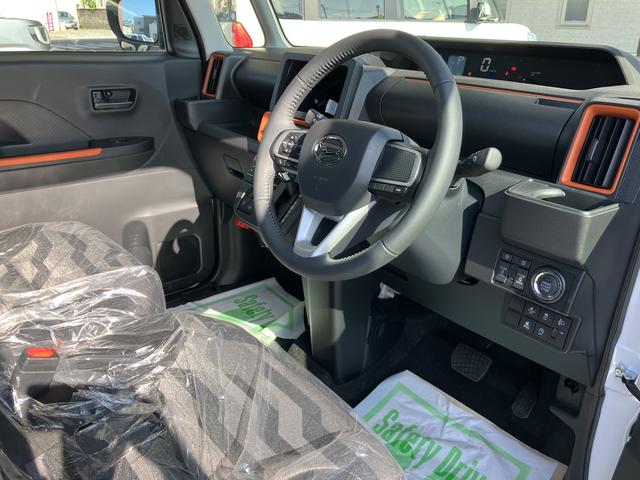 タントファンクロスターボ２ＷＤ　ＣＶＴ　６６０ｃｃ　両側電動スライドドア　衝突被害軽減ブレーキ　横滑り防止装置　ＡＢＳ　アイドリングストップ　プッシュボタンスタート　オートエアコン　ベンチシート　届出済未使用車（福島県）の中古車
