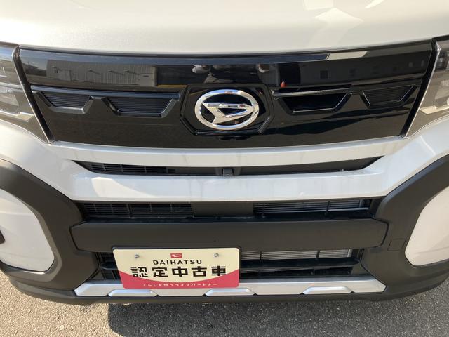 タントファンクロスターボ２ＷＤ　ＣＶＴ　６６０ｃｃ　両側電動スライドドア　衝突被害軽減ブレーキ　横滑り防止装置　ＡＢＳ　アイドリングストップ　プッシュボタンスタート　オートエアコン　ベンチシート　届出済未使用車（福島県）の中古車