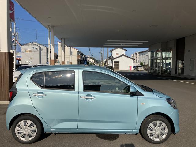 ミライースＸ　ＳＡIII２ＷＤ　ＣＶＴ　６６０ｃｃ　衝突被害軽減ブレーキ　横滑り防止装置　ＡＢＳ　アイドリングストップ　マニュアルエアコン　ナビ用バックカメラ　キーレスエントリー　届出済未使用車（福島県）の中古車